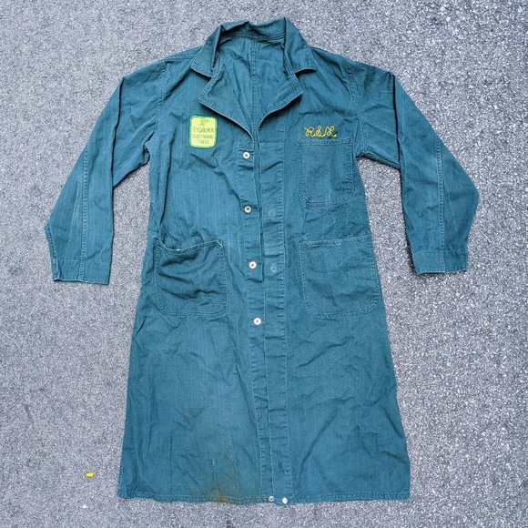 ✨SOLD✨VTG 30s SYLVANIA Electronic Tubes Coat - Picture 4 of 10